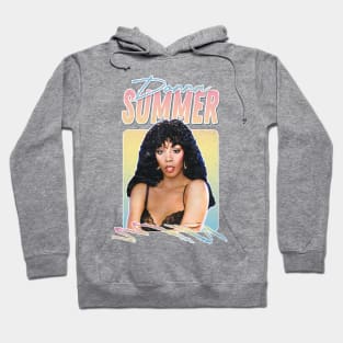 Donna Summer / Vintage Style Fan Art Design Hoodie